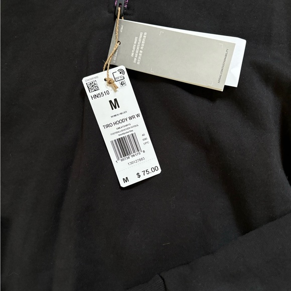 Adidas size medium hoodie black & purple brand new with tags. - Picture 3 of 4
